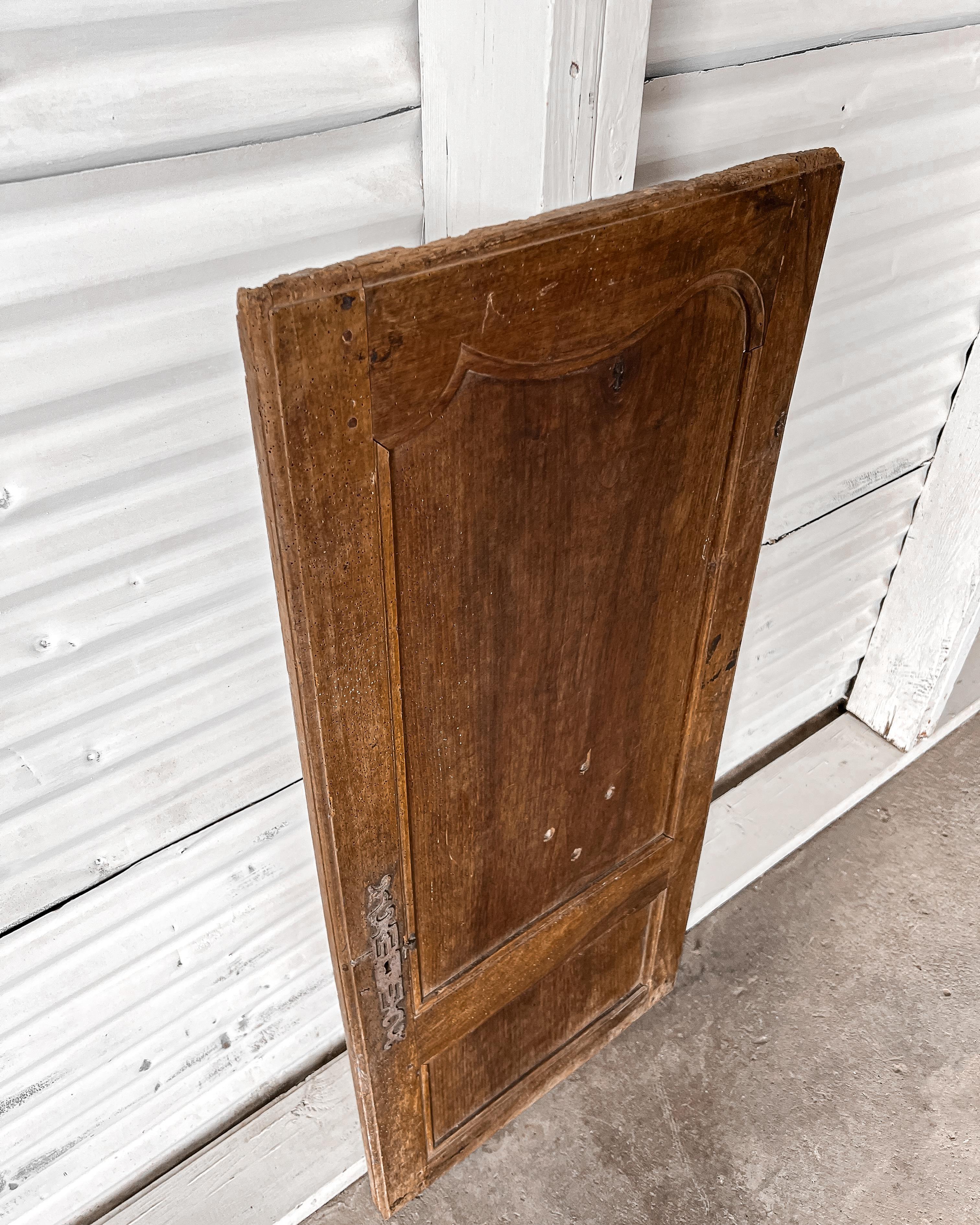 Single 19th Century French Provincial Cupboard Door For Sale 1