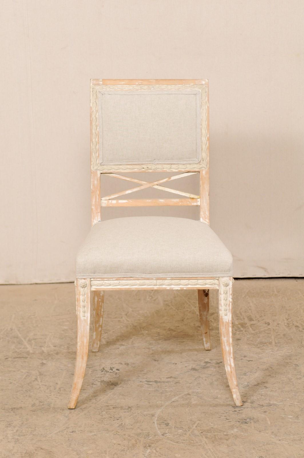 Single 19th Century Swedish Gustavian Bellman Chair In Good Condition In Atlanta, GA