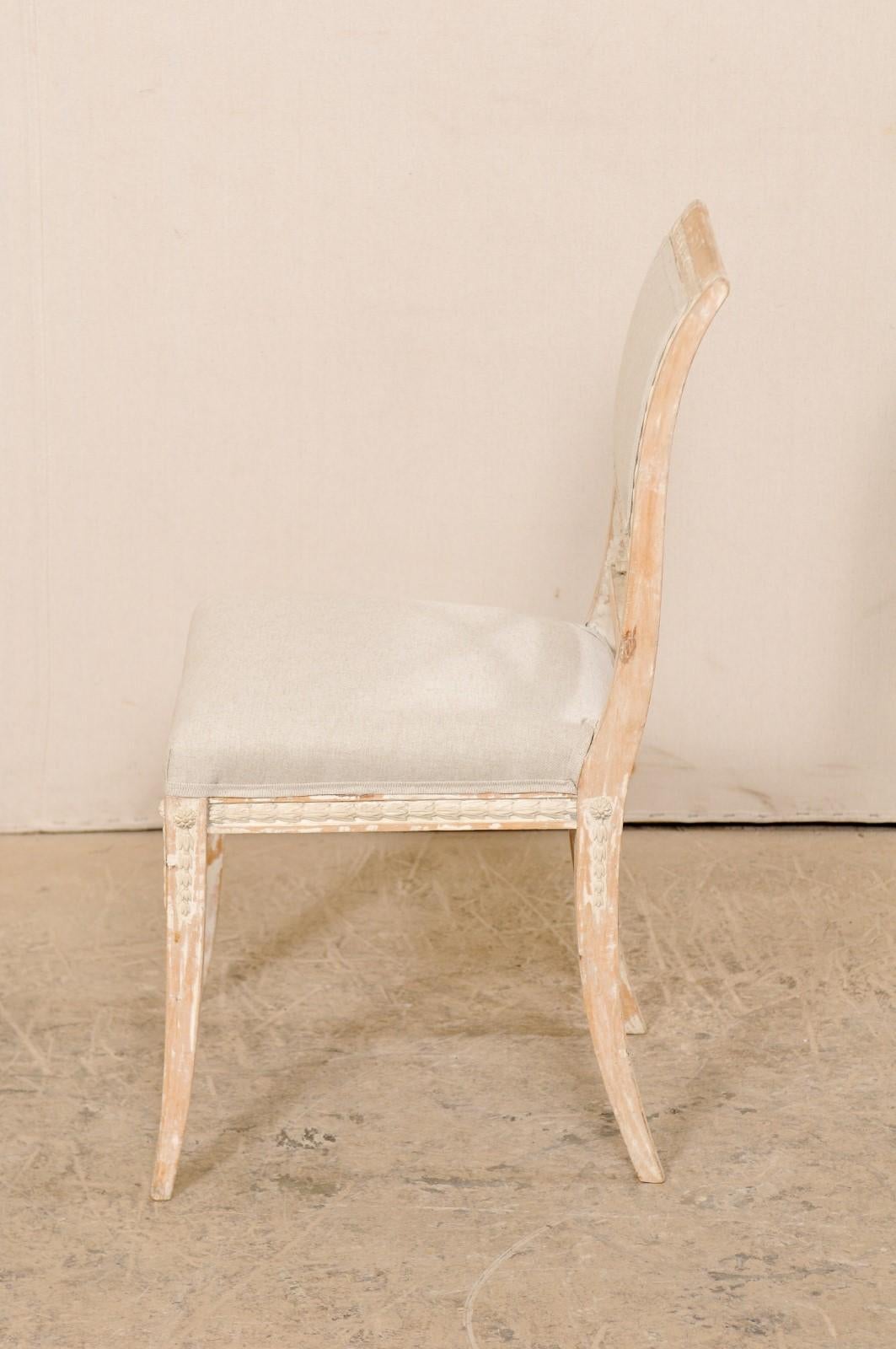 Single 19th Century Swedish Gustavian Bellman Chair 4