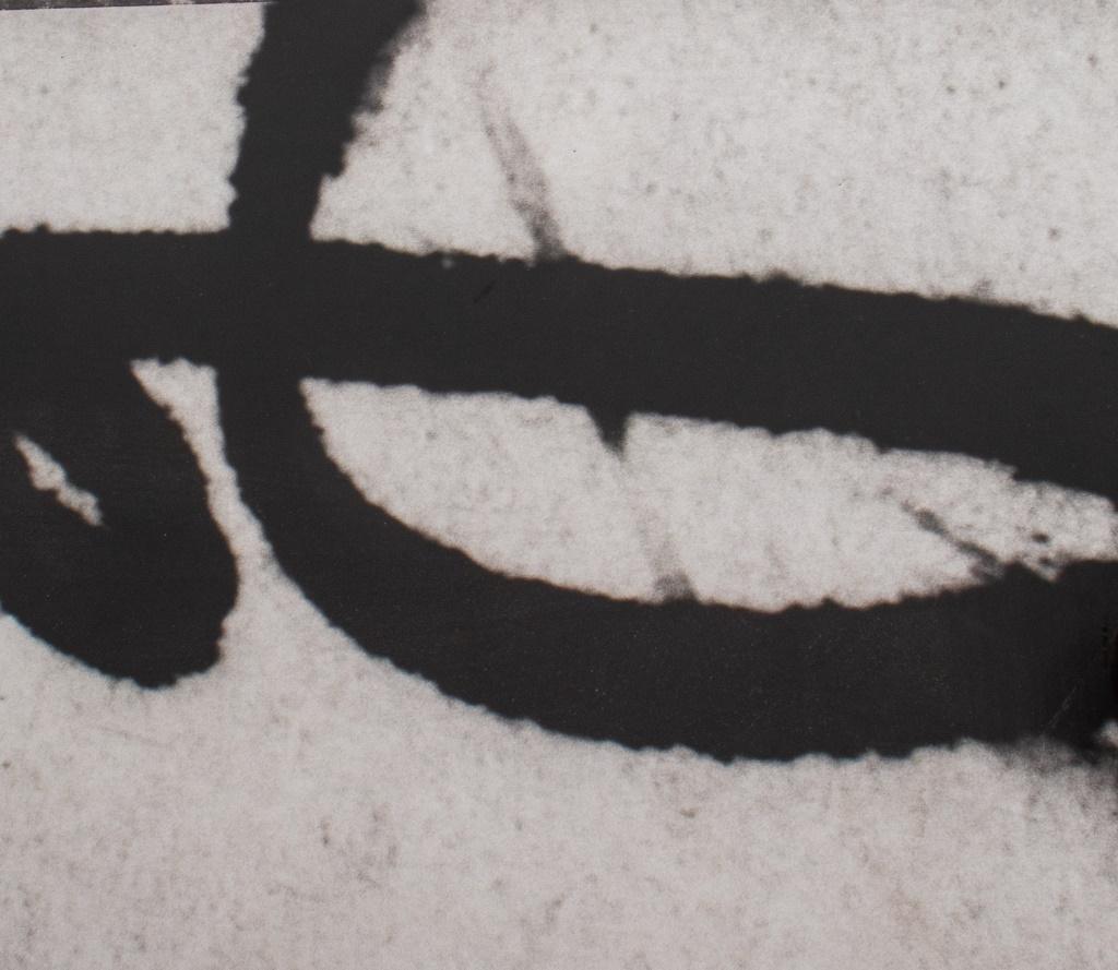 Abstrakter Gelatinesilberdruck auf Papier, signiert „ Single“ (21. Jahrhundert und zeitgenössisch) im Angebot