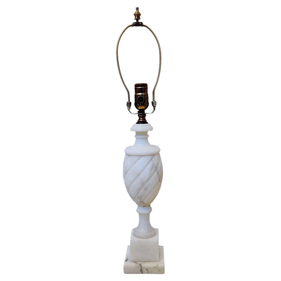 Single Alabaster Lamp