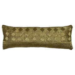 Single Antique Embroidery Textile Pillow 