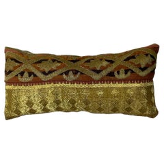 Single Antique Embroidery Textile Pillow