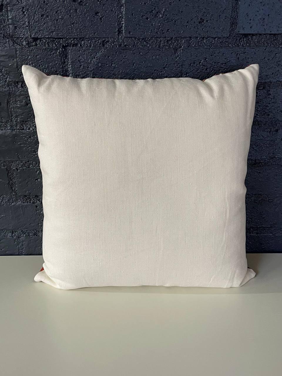 Coussin décoratif italien carré ancien en vente 2