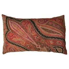 Single Antique Pillow Made from Kashmir Shawl