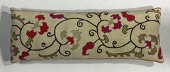 Single Antique Silk Embroidery Suzani Pillow