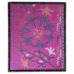 Single Antique Silk Suzani Wall Hanging