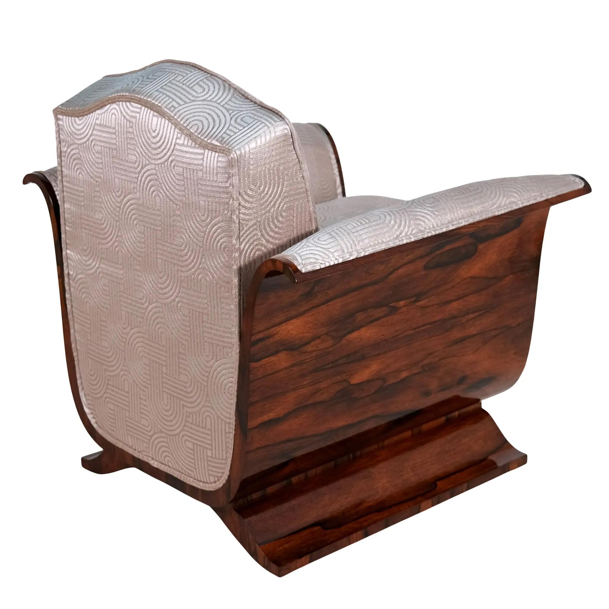 Single Armchair Art Deco For Sale 1