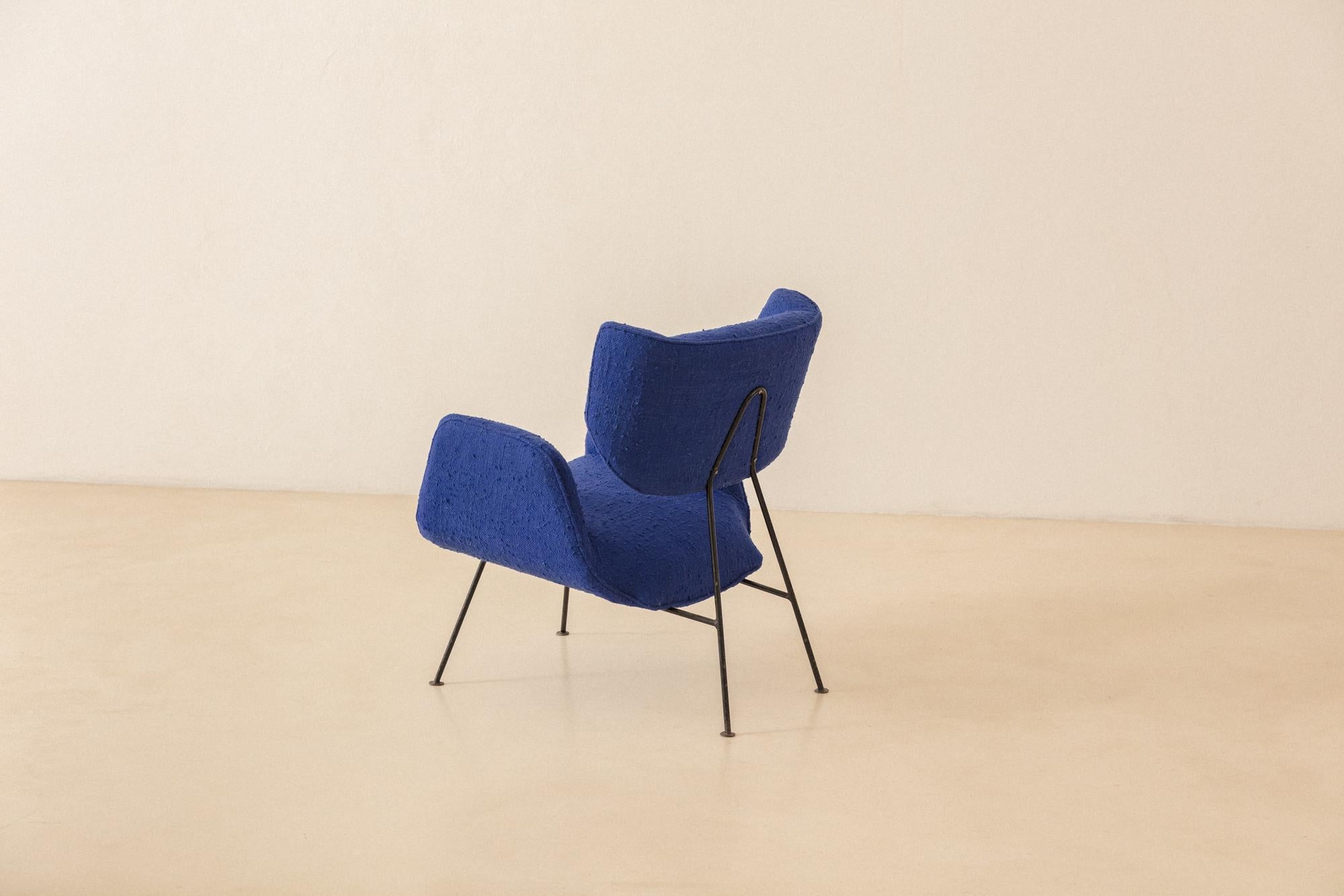 Single Armchair by Carlo Hauner and Martin Eisler, Brazilian Midcentury, 1955 In Good Condition For Sale In New York, NY