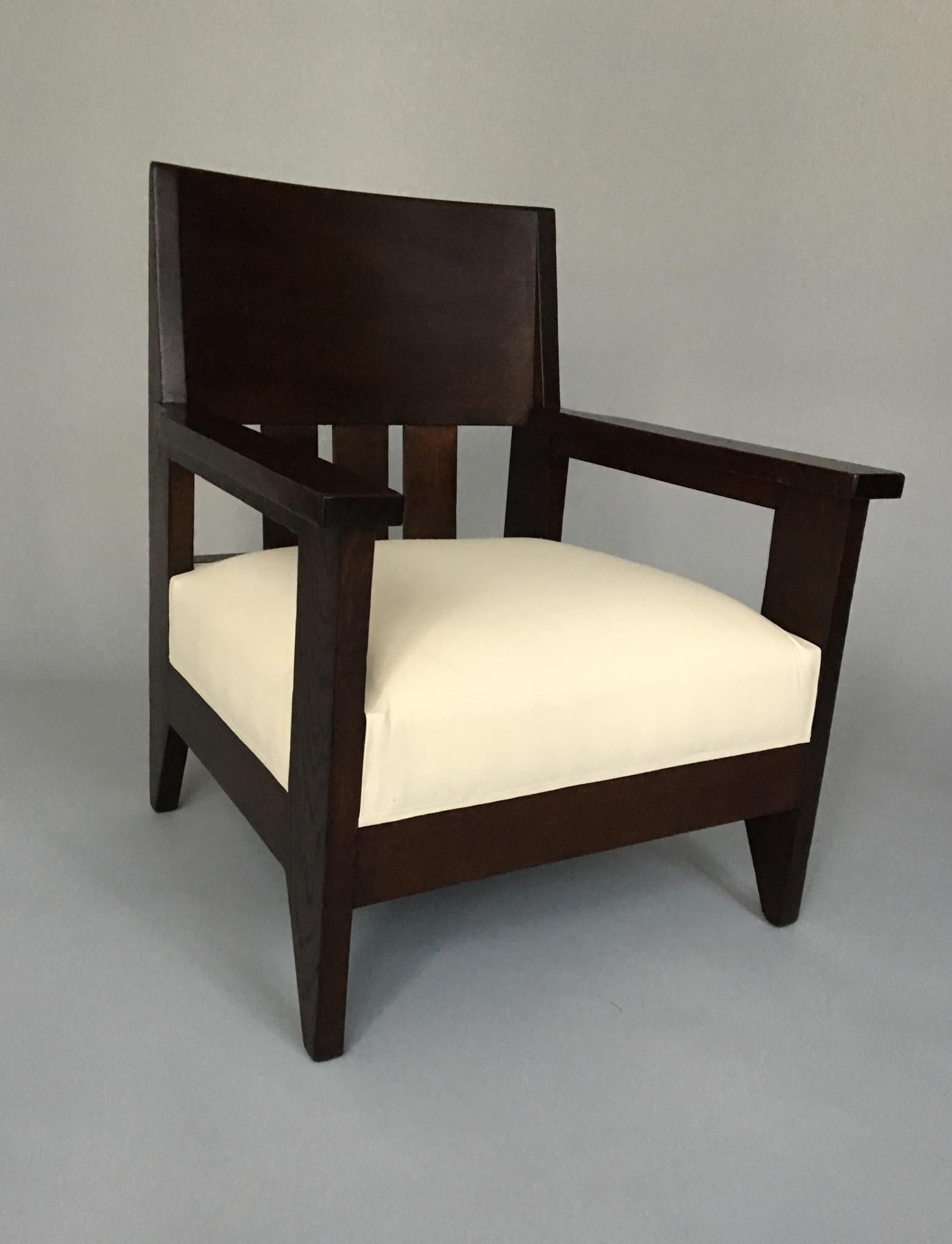Single Armchair by Hendrik Wouda In Good Condition For Sale In Albany, NY