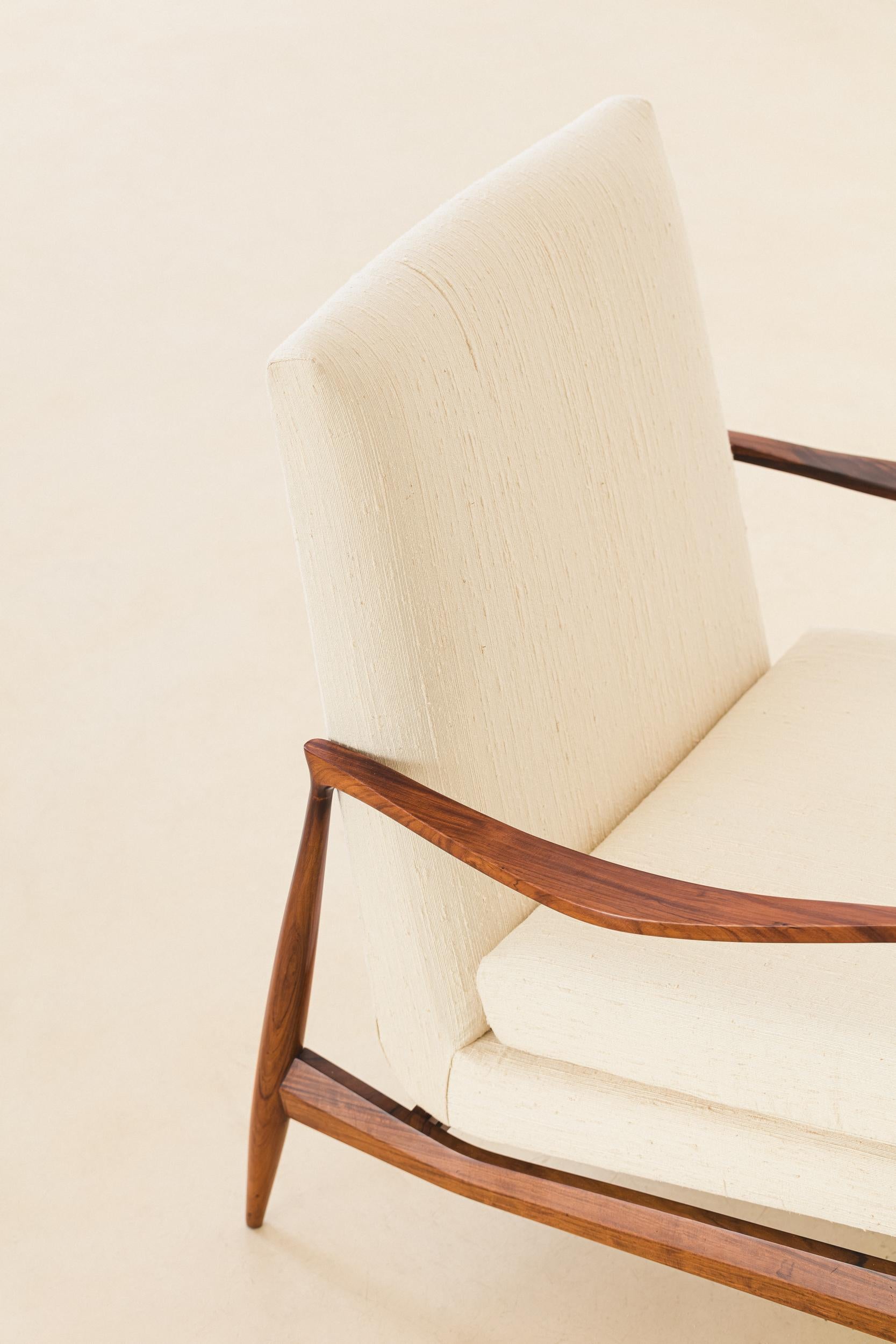 Silk Single Armchair by Móveis Cimo, 1960s, Mid-Century Brazilian Design For Sale