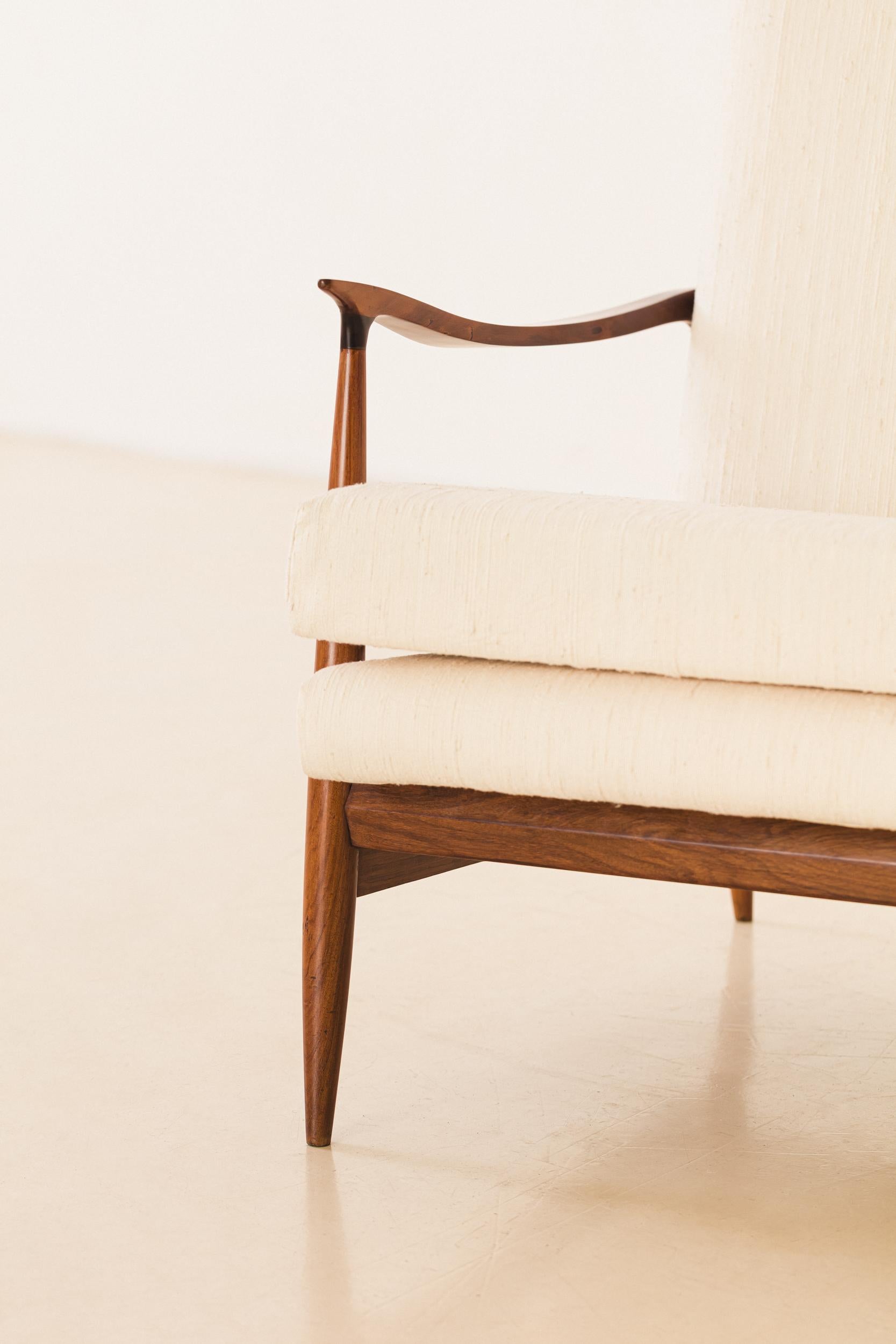 Single Armchair by Móveis Cimo, 1960s, Mid-Century Brazilian Design For Sale 2
