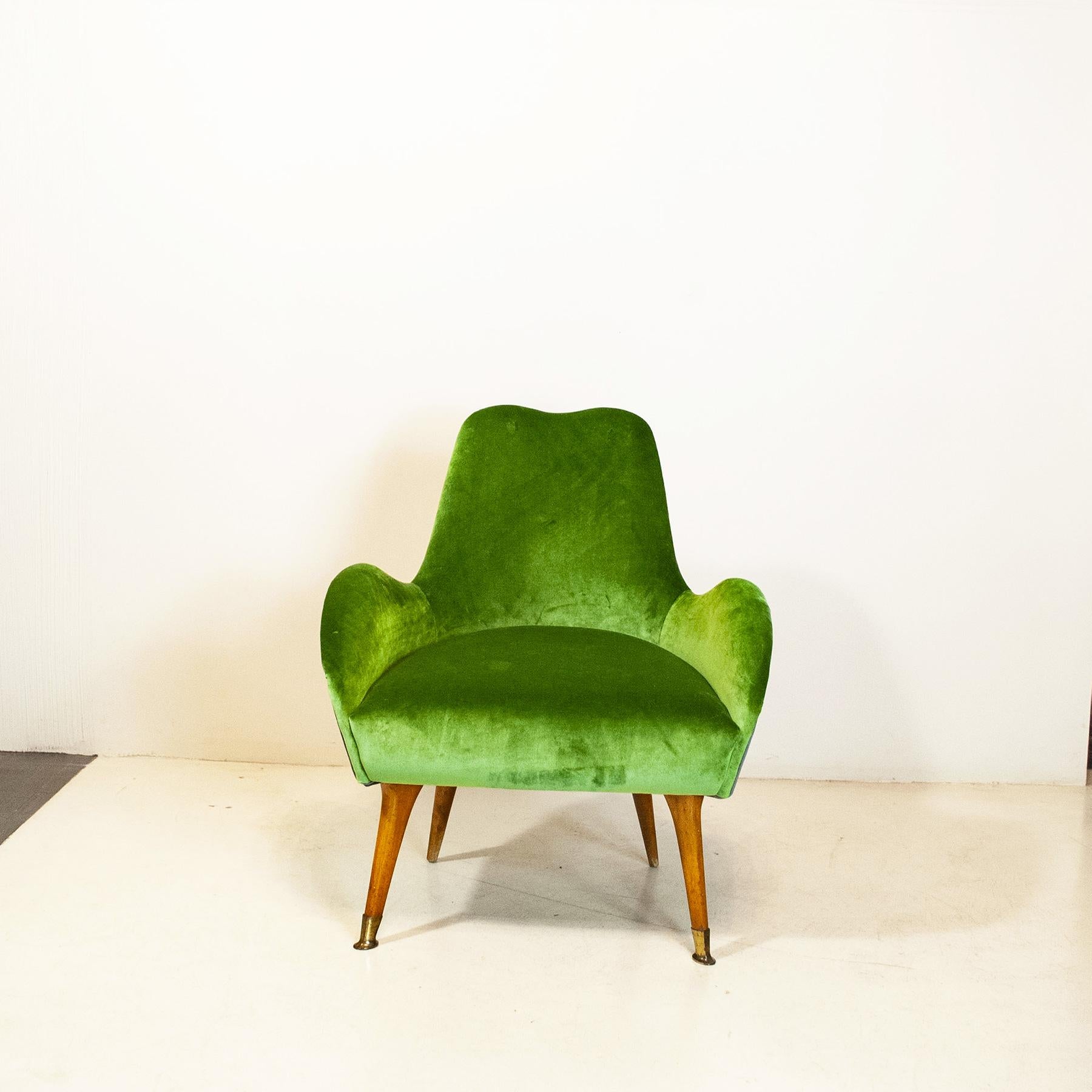 Single armchair, Italian production, mid-50s.