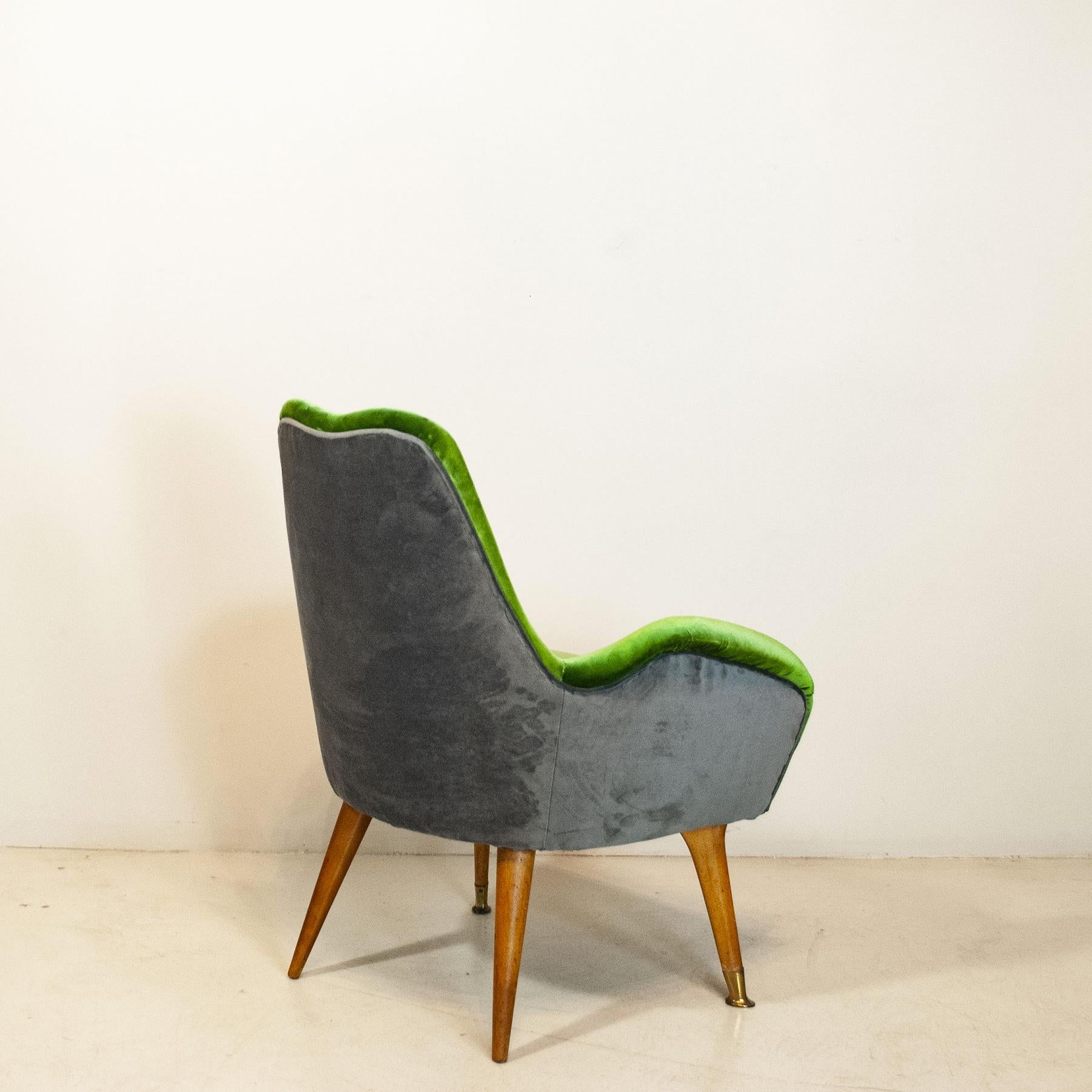 Single Armchair, Italian Production, Mid-50s In Good Condition For Sale In bari, IT