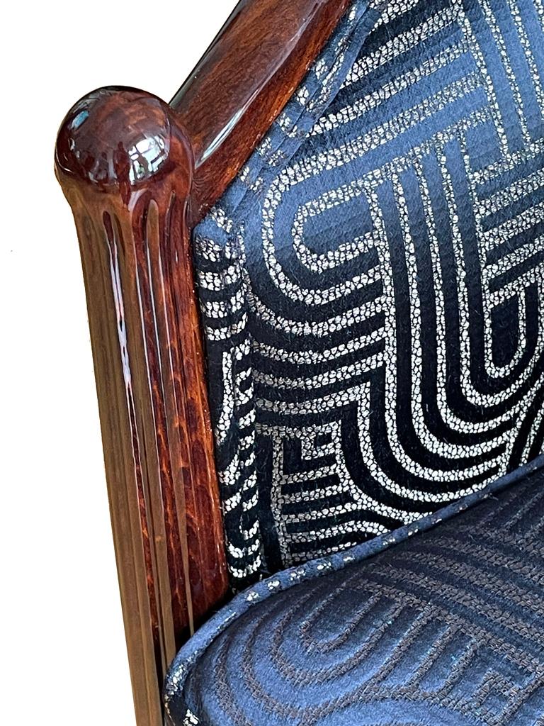 Einzelner Art Deco Sessel 1930 (Art déco) im Angebot
