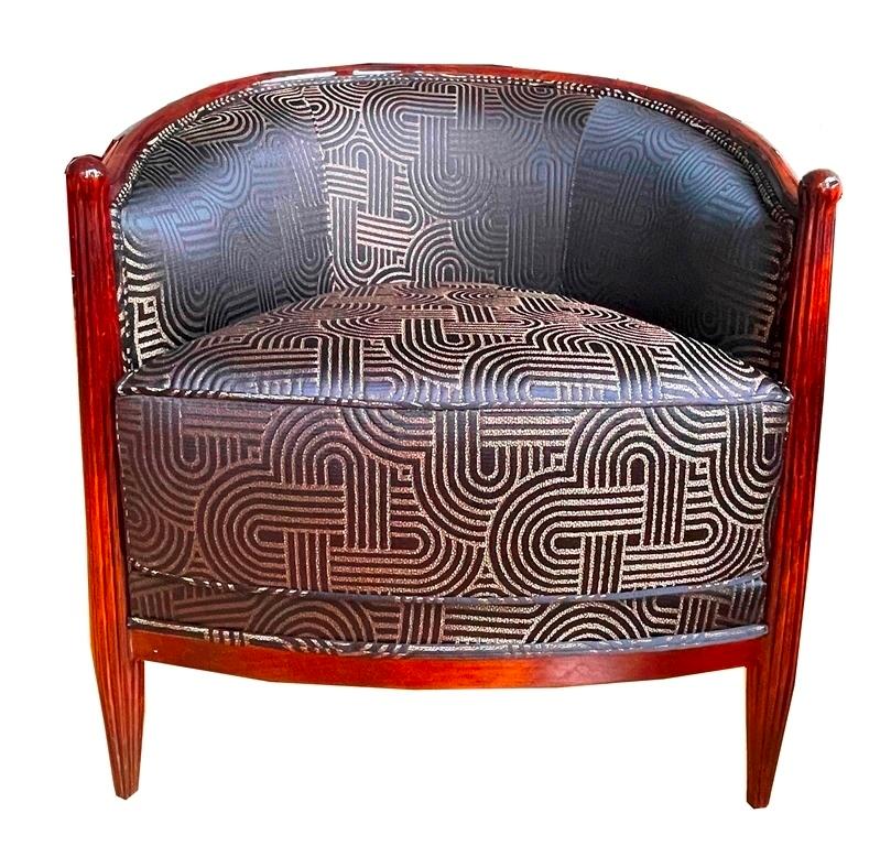 Einzelner Art Deco Sessel 1930 (Mitte des 20. Jahrhunderts) im Angebot