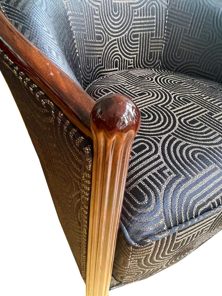 Einzelner Art Deco Sessel 1930 im Angebot 2