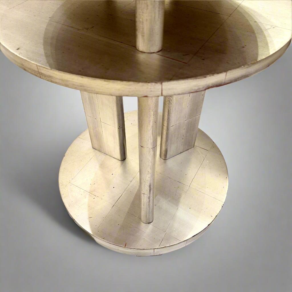 Einzelner vergoldeter Art Deco Beistelltisch im Zustand „Gut“ im Angebot in New York, NY