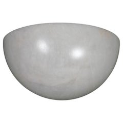 Single Art Deco inspired Spanish alabaster sconce