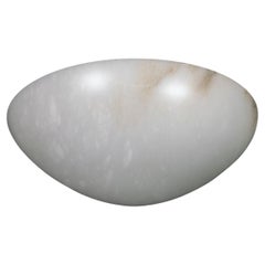 Single Art Deco inspired Spanish alabaster sconce