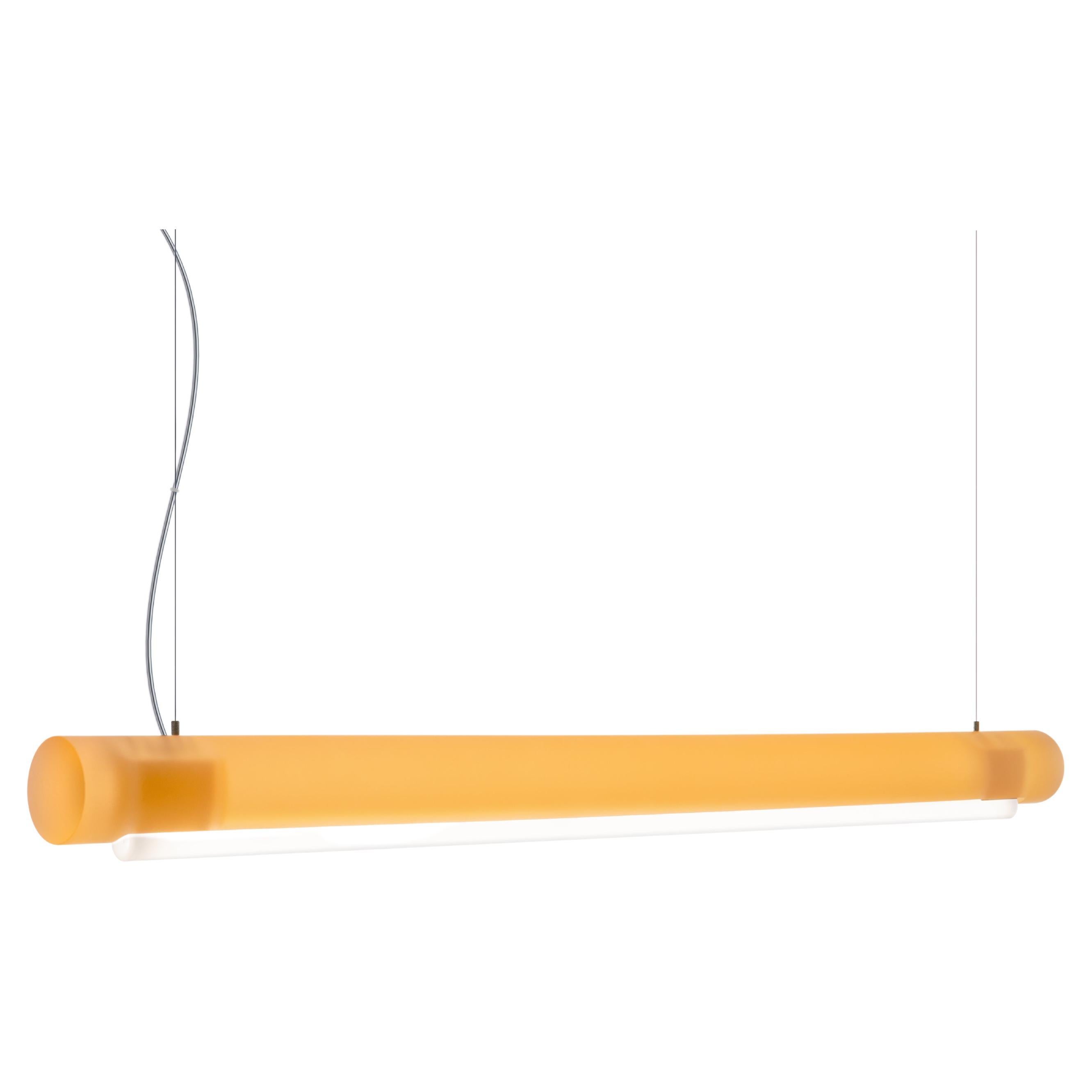 Single Aura Suspension Light by Sabine Marcelis in Apricot