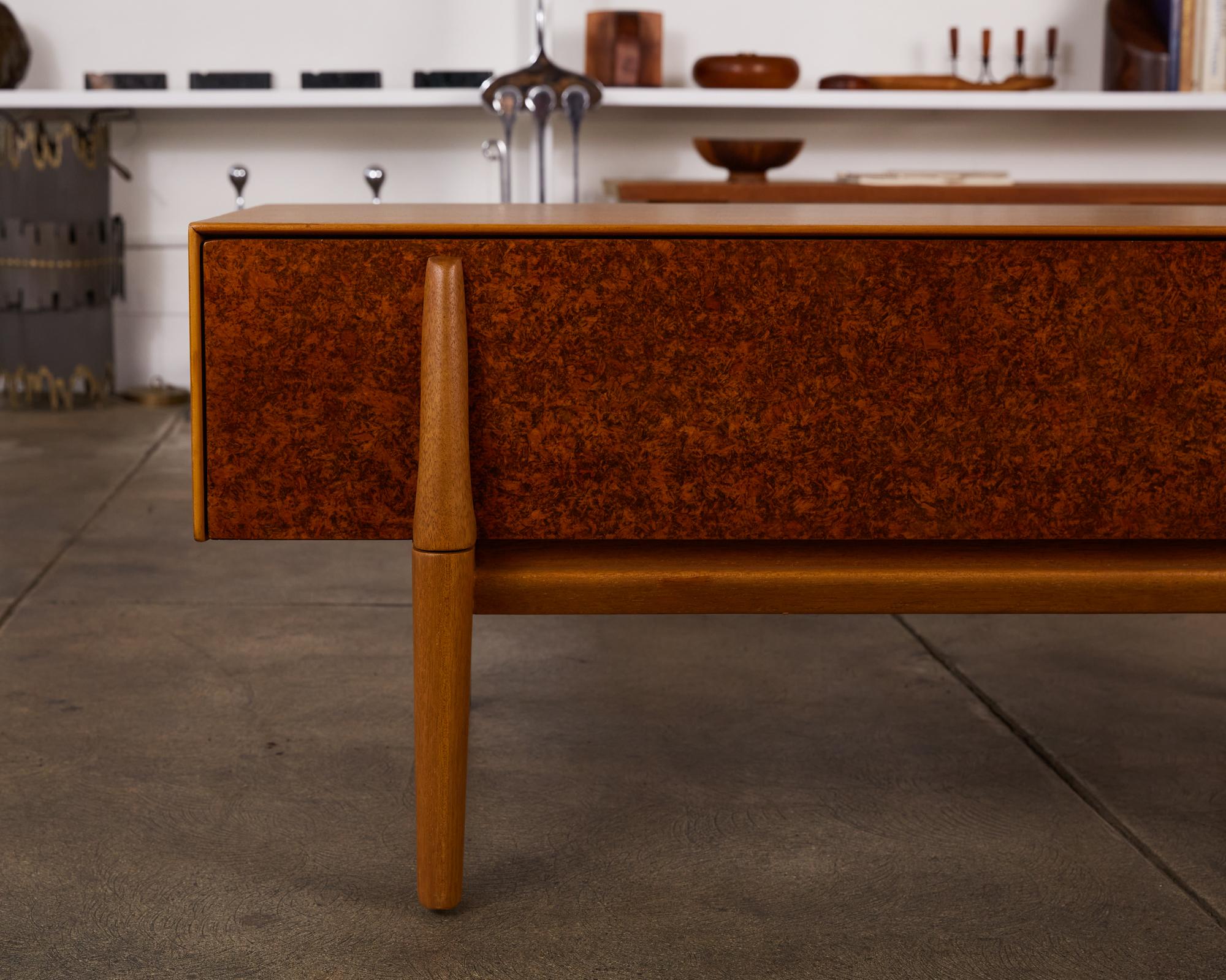 Single Bench with Storage by John Keal for Brown Saltman 3