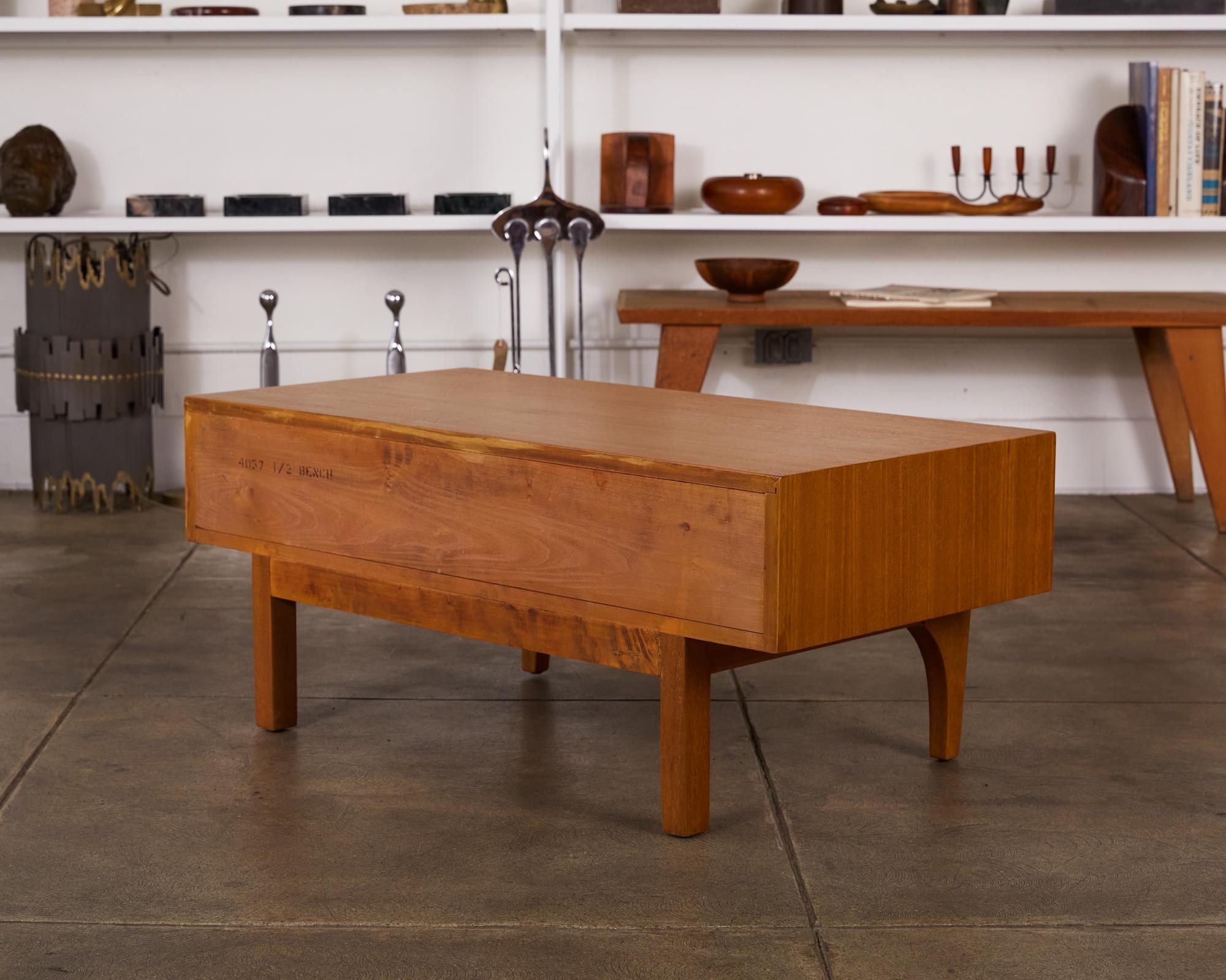 Single Bench with Storage by John Keal for Brown Saltman 1