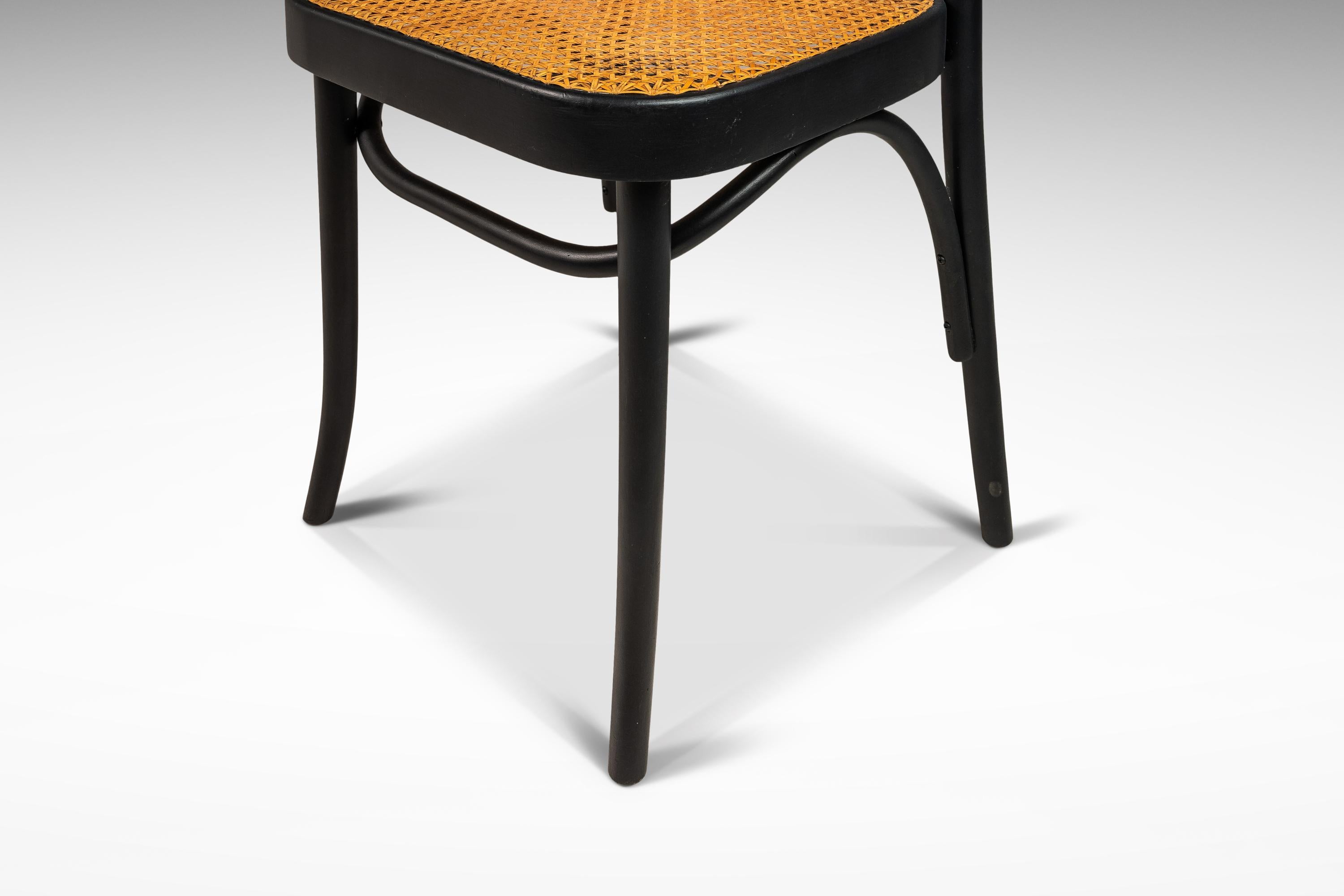 Single Bentwood Model 811 Chair, Original Cane Seat & Back by Josef Frank, 1960 11