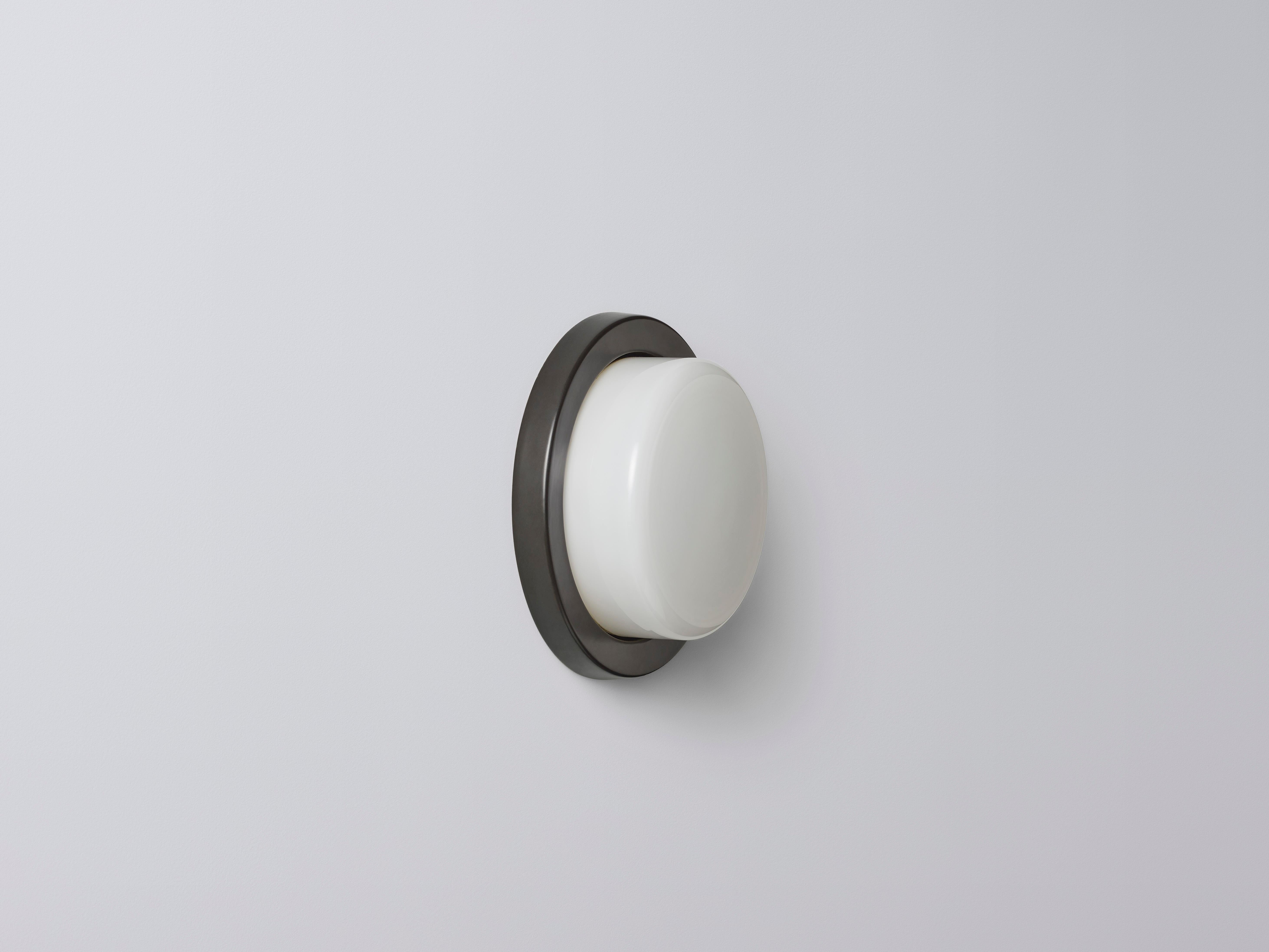 Post-Modern Single Black Honey Wall Sconce by Coco Flip For Sale