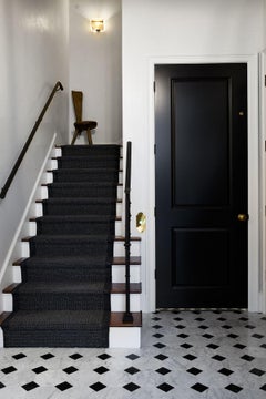 Applique en albâtre « Single Block » Modèle #185 à la manière de Pierre Chareau