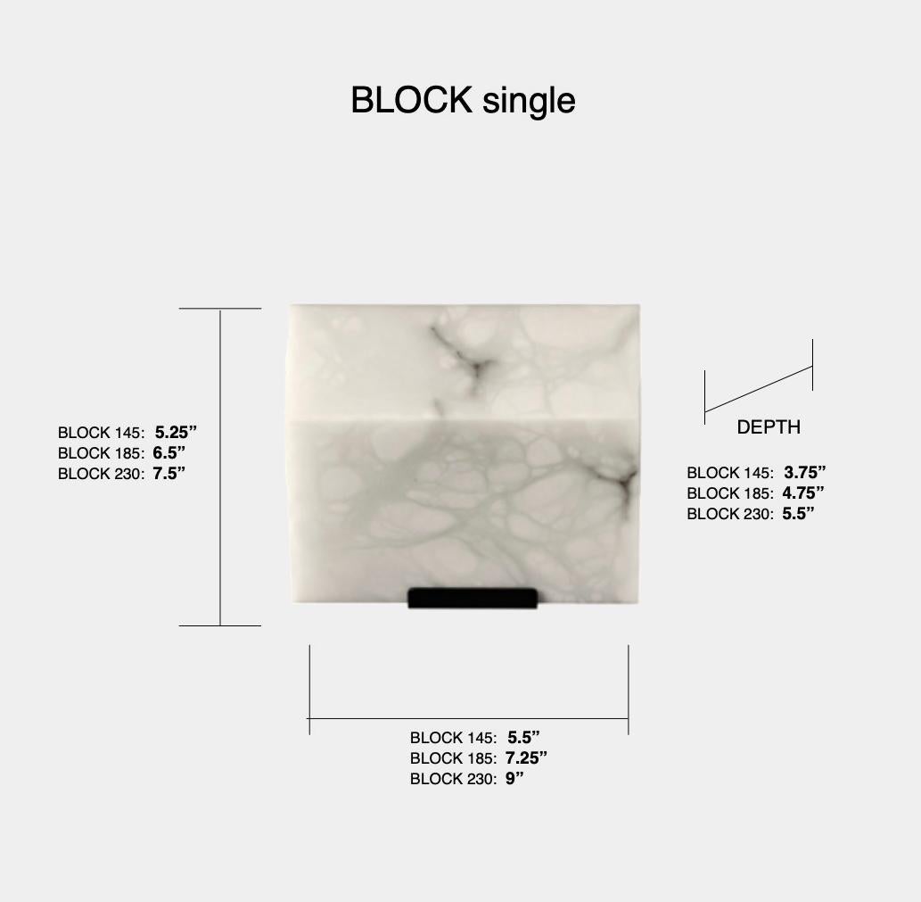 Applique « Single Block » Modèle #185 à la manière de Pierre Chareau en vente 5
