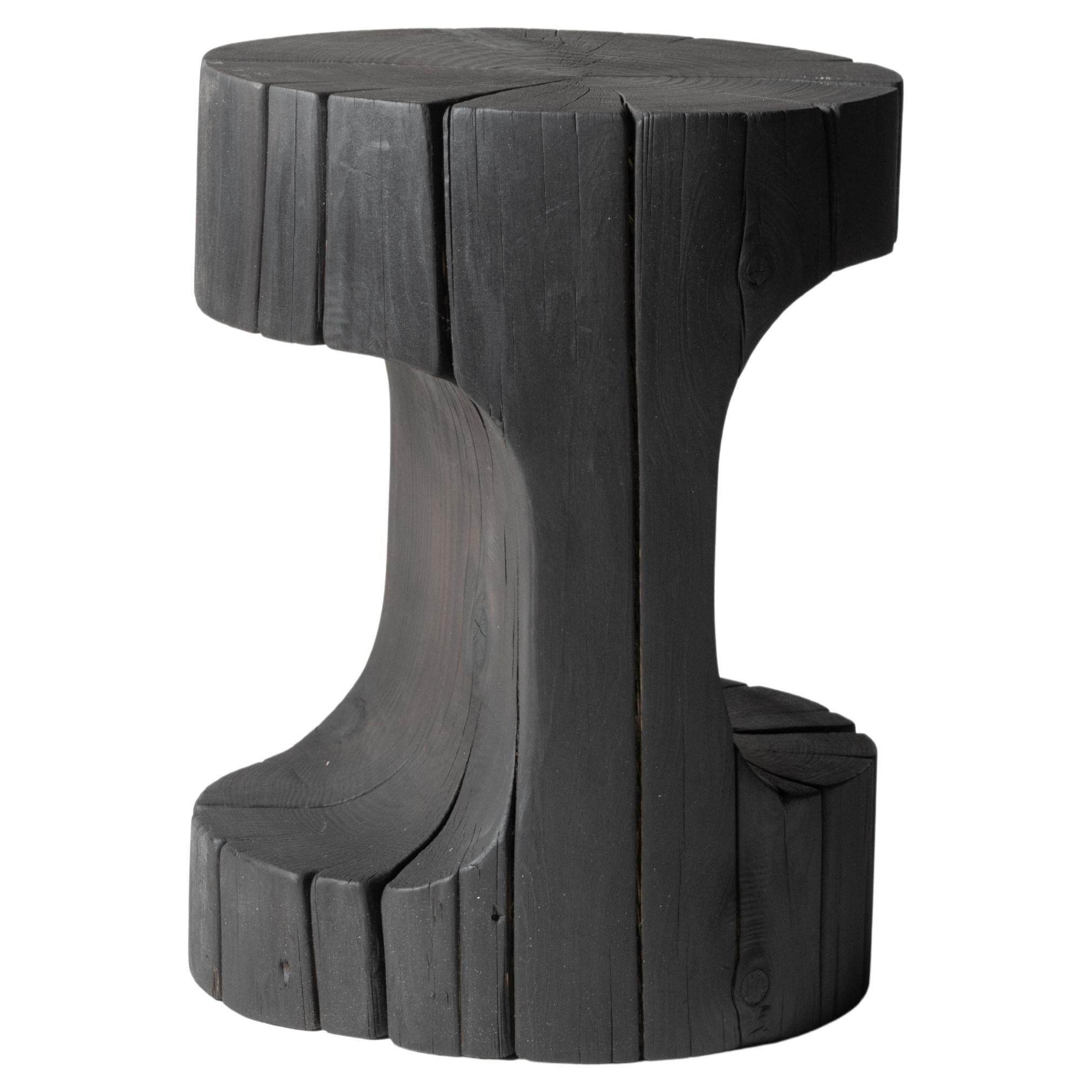 Sgabello singolo Block Wood Batan C di Sebastián Cappiello