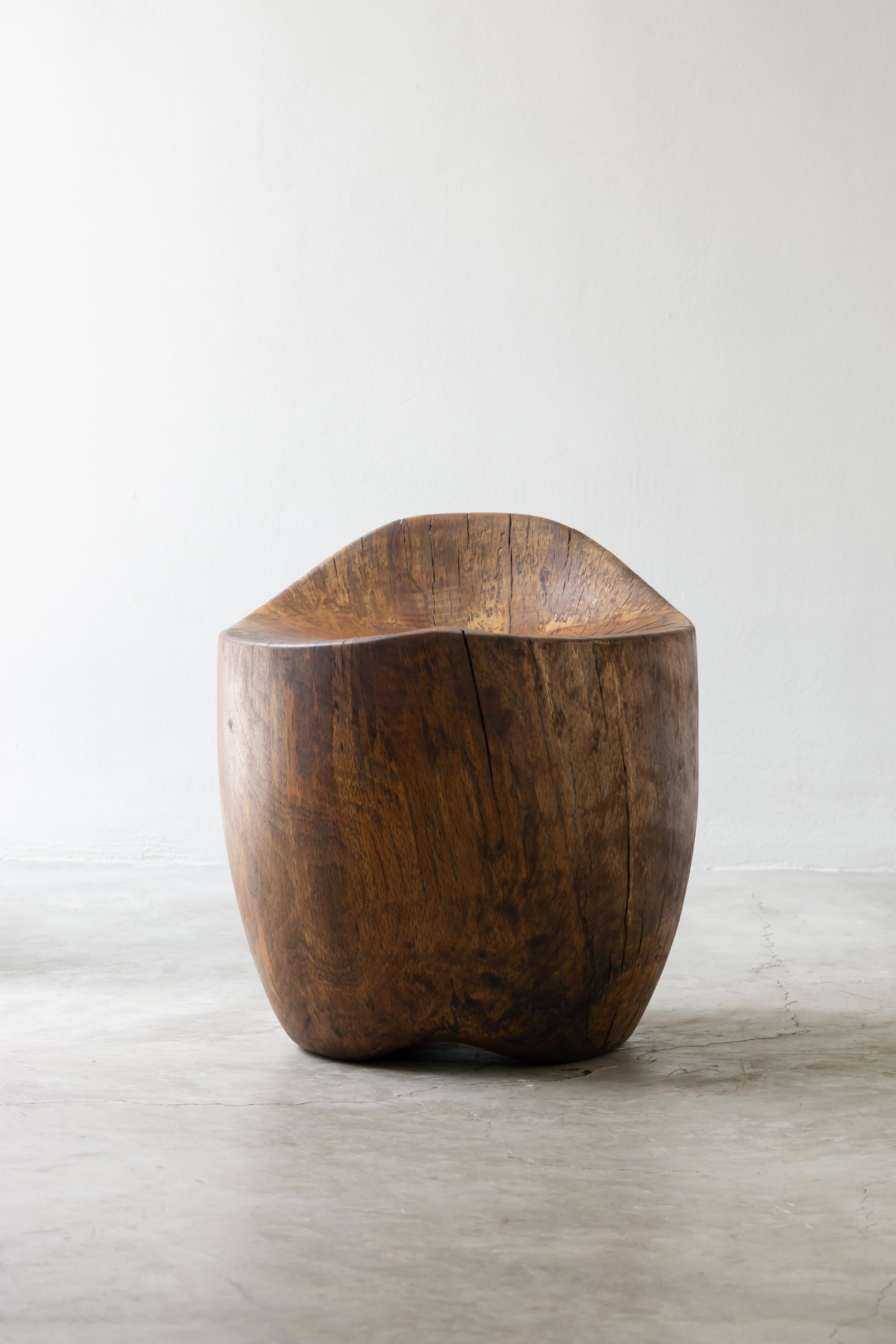 Seduta singola Block Wood Batan di Sebastián Cappiello in vendita 1
