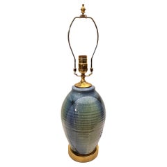 Single Blue Porcelain Lamp