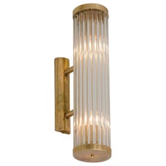 Single Brass Italian Arm Wall Light