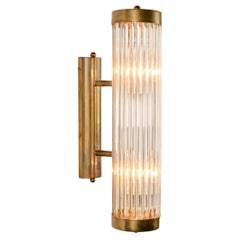 Single Brass Italian Arm Wall Light