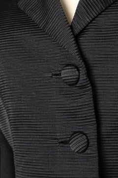 Single breasted black coat Eisa Cristobal Balenciaga