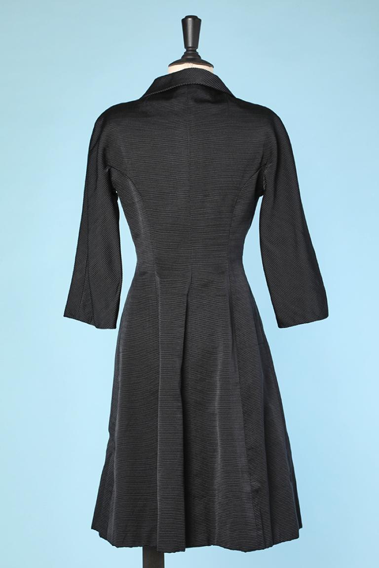Single breasted black coat Eisa Cristobal Balenciaga  In Excellent Condition For Sale In Saint-Ouen-Sur-Seine, FR