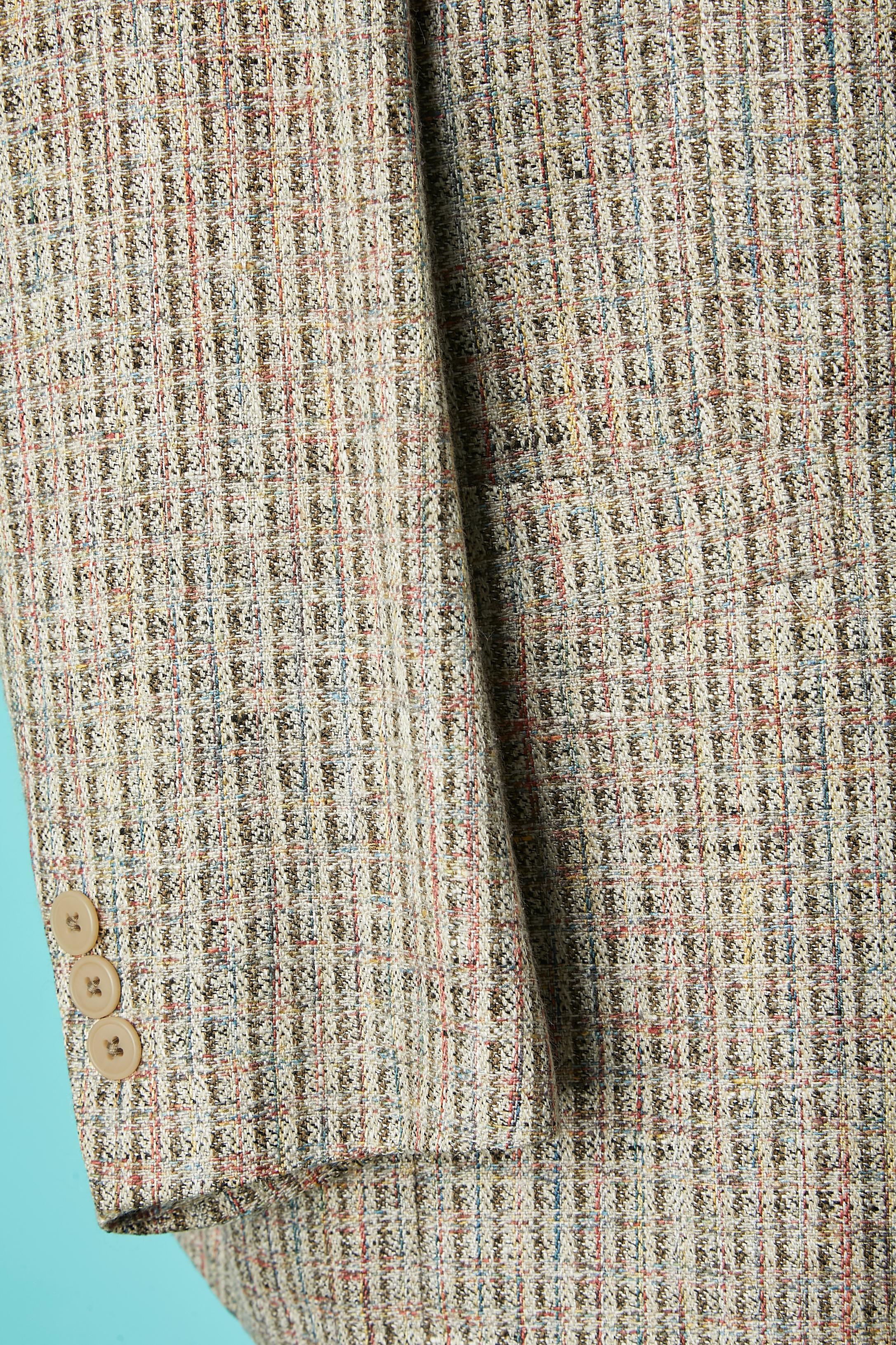 Gray Single breasted cotton Jacket CHRISTIAN DIOR SPORTIF For Sale