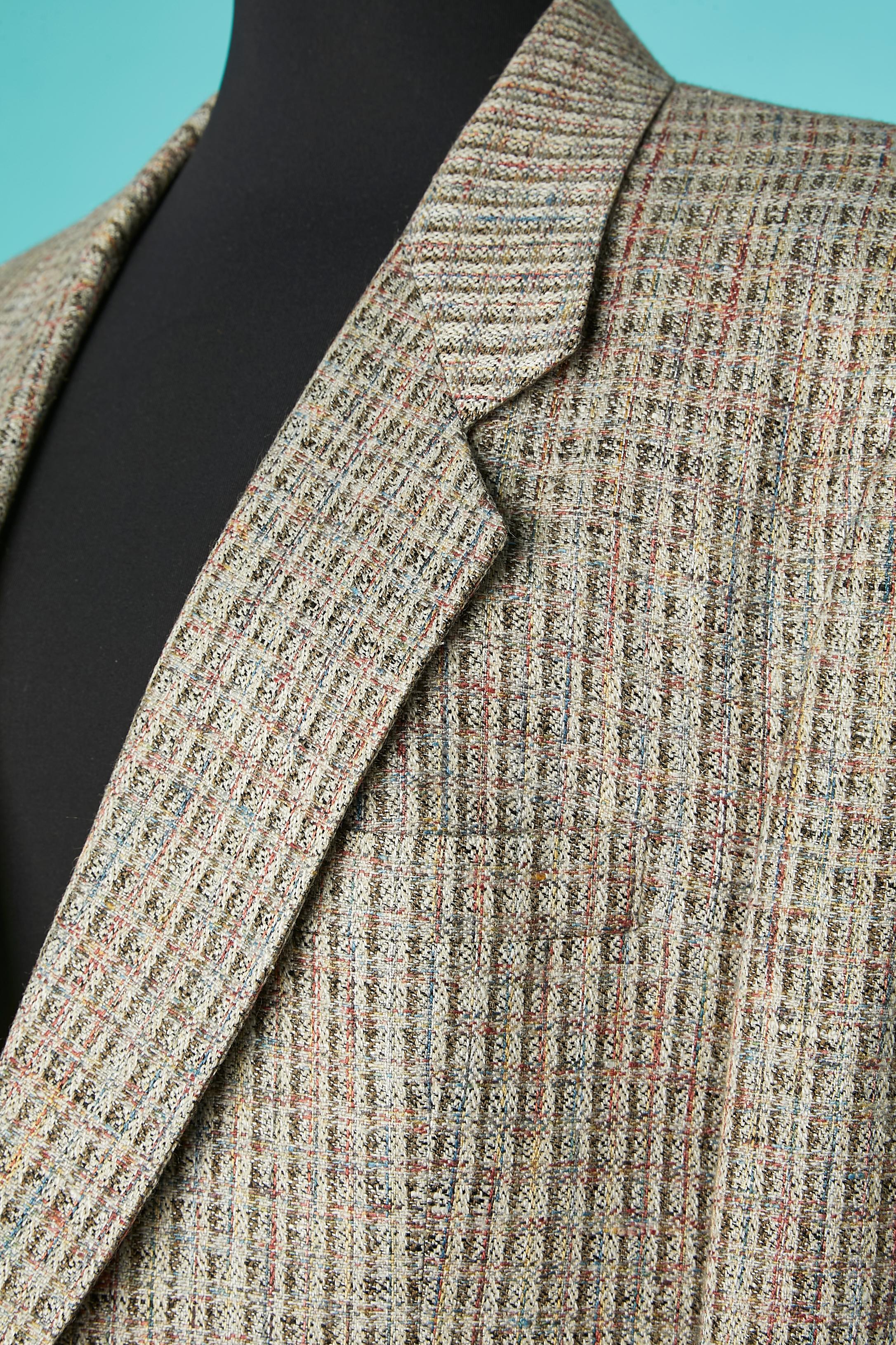 Single breasted cotton Jacket CHRISTIAN DIOR SPORTIF In Excellent Condition For Sale In Saint-Ouen-Sur-Seine, FR