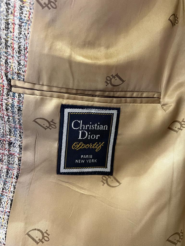 Single breasted cotton Jacket CHRISTIAN DIOR SPORTIF For Sale 2
