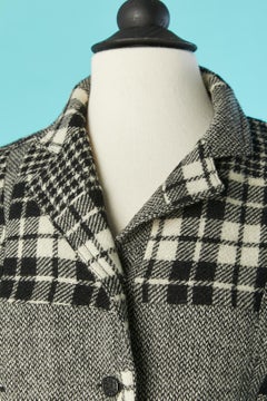 Single breasted jacket made of wool check pattern patchwork Kenzo Jeans