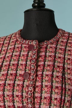Veste en tweed à simple boutonnage CHANEL