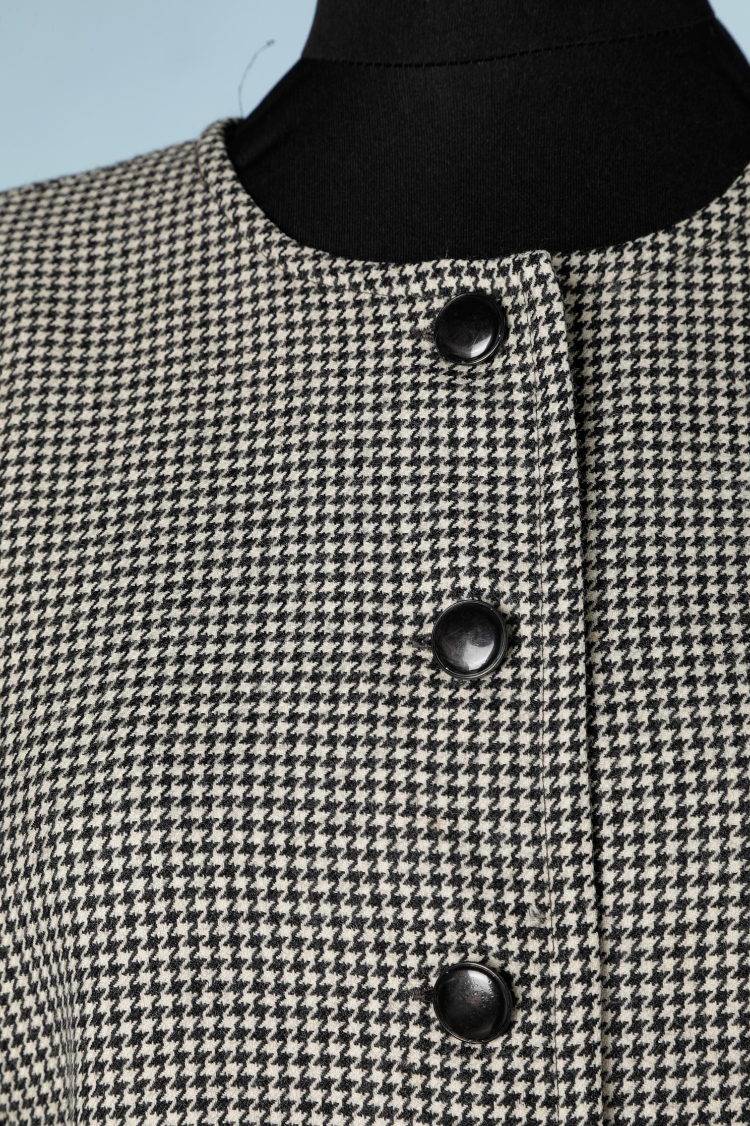 Gris Veste à simple boutonnage 