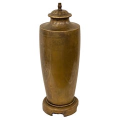 Single Bronze Table Lamp