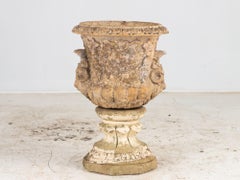 Single Buff Terracotta Scottish Urn Planter, 19th century