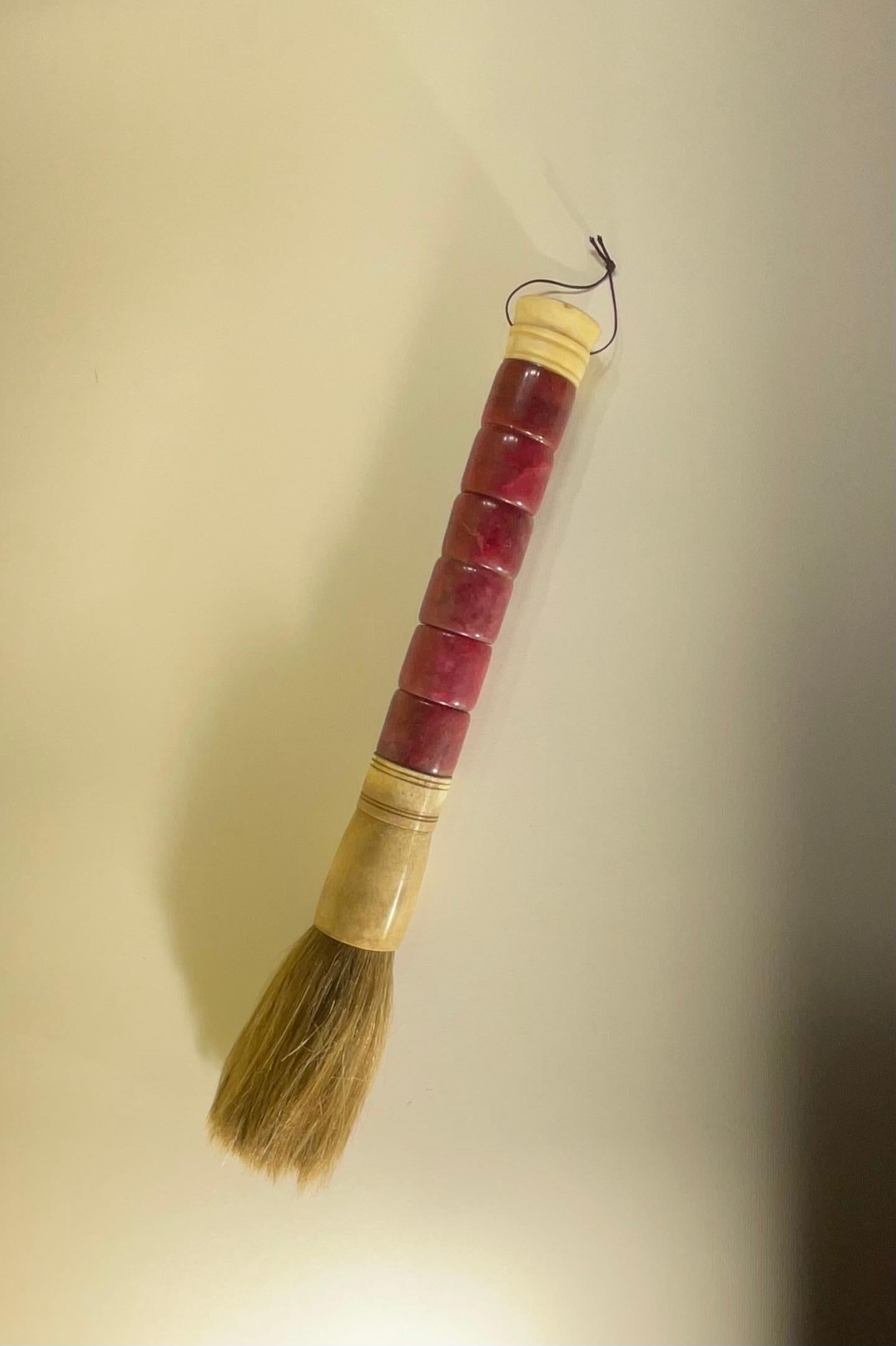 Chinese Single calligraphy brush, 15 inches For Sale