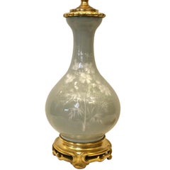 Single Celadon Porcelain Lamp