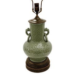 Single Celadon Table lamp