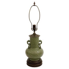 Single Celadon Table lamp